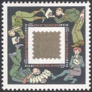 Netherlands 1991 Christmas/ Greetings/ Greetings Cards/ People/ Writing 1v (n21310g)