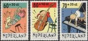 Netherlands 1992 Children's Welfare Fund/ Music/ Piano/ Saxophone/ Musical Instruments 3v set (s849)