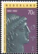 Netherlands 1992 Moneta, Goddess of Money/ Numismatics/ Statue/ Art 1v (n19208)