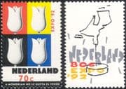 Netherlands 1992 Tulips/ Expo '92/ Flowers/ Nature/ Art/ Commerce/ Trade/ Animation 2v set (n19206)