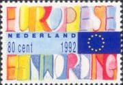Netherlands 1992 "United Europe"/ EC/ European Flag/ Animation 1v (n19215)