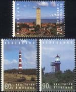 Netherlands 1994 Lighthouses/ Maritime Safety/ Buildings/ Architecture 3v set (n21295)