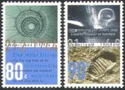 Netherlands 1994 Moon Landing/ Footprint/ Astronomy/ Science/ Space 2v set (n41953)