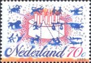 Netherlands 1995 Birthday Greetings/ Zodiac/ Birthday Cake/ Candles 1v (n46667)