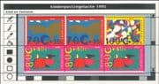 Netherlands 1995 Child Welfare Fund/ Cartoons/ Drawings/ Art 6v m/s (n39919f)