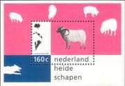 Netherlands 1997 Sheep/ Ram/ Sheepdog/ Domestic Animals/ Nature 1v m/s (n18573)