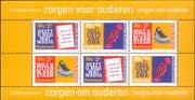 Netherlands 1998 Health Welfare Fund/ Care of Elderly/ Writing/ Shoe/ Sweet 6v m/s (n39919b)