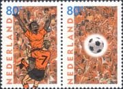 Netherlands 2000 European Football Championships/ Sports/ Soccer 2v set pair (b9164h)
