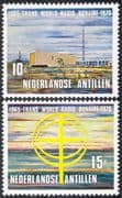 Netherlands Antilles 1970 Radio Station/ Mast/ Tower/ Communications/ Telecomms 2v set (n43323)