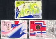 Netherlands Antilles 1988 "Staten"/ Parliament/ Government/ People/ Birds 3v set (n27622)