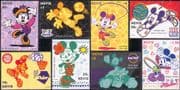 Nevis 1994 Disney/ Sports/ Games/ Mickey/ Basketball/ Football/ Volleyball/ Dancing 8v set s5541x