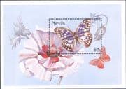 Nevis 1997 Butterflies/ Insects/ Nature/ Wildlife/ Butterfly 1v m/s (s2367v)