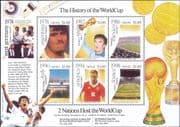 Nevis 2001 Football World Cup/ WC/ Sports/ Games/ Soccer/ Players 1v m/s (b5892v)