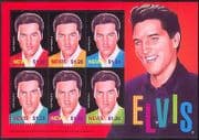 Nevis 2004 Elvis Presley / Music / Movies / Cinema / People / Entertainment 6v m / s n40886