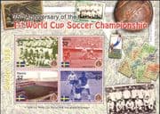 Nevis 2005 Football/ World Cup 75th Anniversary/ Soccer/ Sports/ People 4v m/s (b5892z)