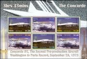 Nevis 2007 Concorde Prototype 002/ Aircraft/ Planes/ Aviation/ Transport 6v m/s (n11220e)