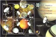 Nevis 2008 Space Research 50th Anniversary/ Voyager 1/ Satellites 6v m/s (b8001w)