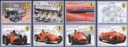Nevis 2010 Ferrari/ Sports Cars/ F1/ Grand Prix/ Motoring/ Motor Racing/ Transport 8v set (s5044d)
