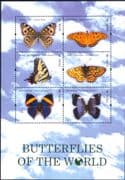 Nevis 2011 Butterflies/ Insects/ Nature/ Butterfly/ Conservation 6v m/s (s3781s)