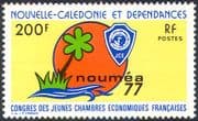 New Caledonia 1977 Chambers of Commerce Congress/ Palm Tree/ Emblem 1v (n42131)