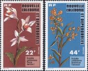New Caledonia 1977 Indigenous Plants/ Orchids/ Flowers/ Nature 2v set (n46650)