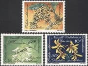 New Caledonia 1983 Orchids/ Flowers/ Plants/ Nature 3v set (n45345)