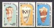New Caledonia 1984 Sea Shells / Marine life 3v set n22524