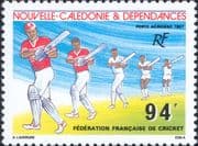 New Caledonia 1987 French Cricket Federation/ Sports/ Games/ Cricket 1v (n43149)