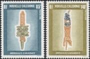 New Caledonia 1990 Kanaka Money/ Currency/ Commerce/ Business/ Economy 2v set (n46211)