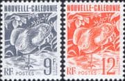 New Caledonia 1993 (1990) Kagu/ Birds/ Nature/ Wildlife/ Definitive 2v set (n31707m)