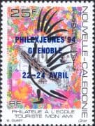 New Caledonia 1994 Philately/ Kagu/ Birds/ Nature/ Wildlife/ Art/ Overprint 1v (n45924a)