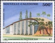 New Caledonia 1995 Conference Centre/ Buildings/ Architecture/ Palm Trees/ Nature 1v (n45364)