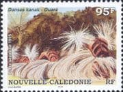 New Caledonia 1995 Kanak Dancers/ Traditional Dance/ Music/ People 1v (n46655)