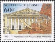 New Caledonia 1995 Palace/ Maps/ Assembly Chamber/ Buildings/ Government/ Architecture 1v (n46217)