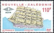 New Caledonia 2001 "France II"/ Ships/ Boats/ Sailing/ Sail/ Nautical/ Transport 1v (n43966)