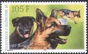 New Caledonia 2003 Dogs/ Alsatian/ German Shepherd/ Animals/ Pets/ Nature/ Working Dogs 1v (n20677)