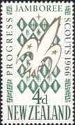 New Zealand 1966 National Jamboree/ Scouts/ Scouting/ Badge 1v (n24488)