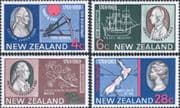 New Zealand 1969 Captain Cook/ Ships/ Sailing/ Plants/ Maps/ Venus 4v set (n46903)