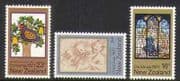 New Zealand 1977 Christmas / Bird / Window 3v set (n20635)