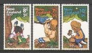 New Zealand 1977 Frog / Bird / Butterfly / Health 3v (b6771e)