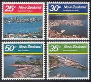 New Zealand 1980 Ships / Transport / Harbours 4v set b6787j