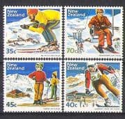 New Zealand 1984 Skiing / Sports / Tourism 4v set (b6787i)