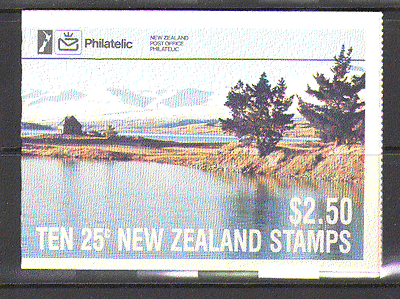 New Zealand 1985 $2.50 Lake Tekapo / Mountain bklt n15951