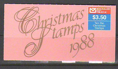 New Zealand 1988 $3.50 Christmas bklt (n15996)