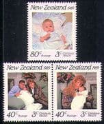 New Zealand 1989 Royalty / Princess / Baby 3v set (n31009)