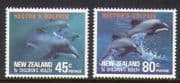 New Zealand 1991 Dolphins / Marine / Health 2v set (n20691)