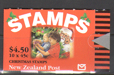 New Zealand 1994 Christmas 10v bklt ref:n15944