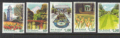 New Zealand 1996 Scenic Gardens / Nature / Plants 5v n17308