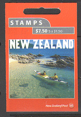 New Zealand 2001 Tourism / Kayaking / Sport 5v bklt n15956