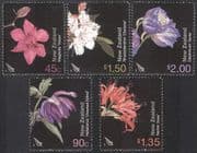 New Zealand 2004 Garden Flowers / Plants/ Nature 5v set (n12377)